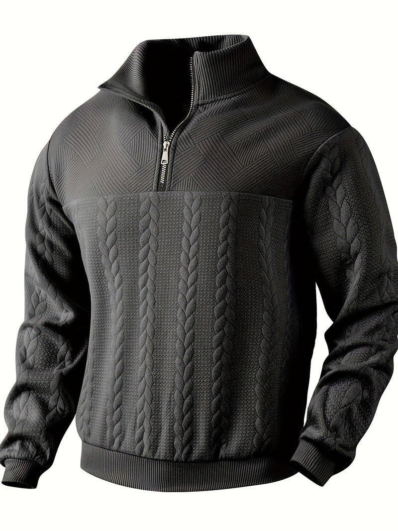 Vintage Men's Zip-Up Sweater - Victor