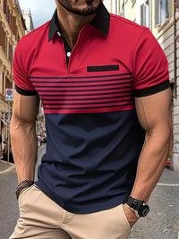 Striped Men's Summer Polo – Damian