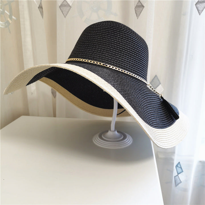 Women's summer hat with wide brim and UV protection – Lily