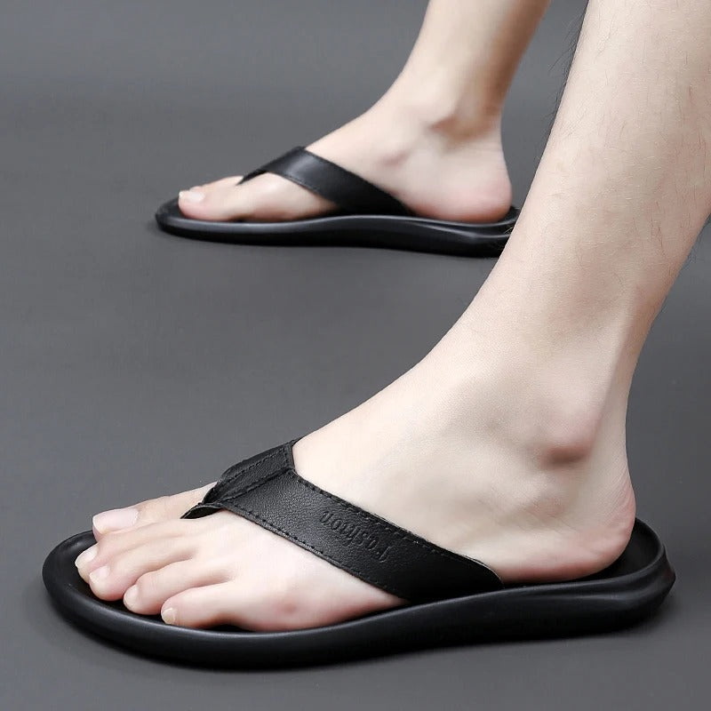 Comfortabele & Stijlvolle Heren Outdoor Zomerslippers – Leano