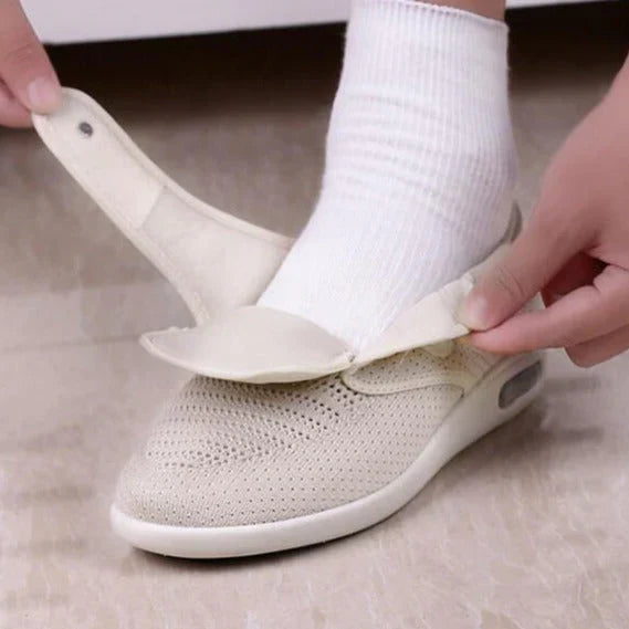 Szerokie ortopedyczne buty damskie dla diabetyków - ComfortPlus