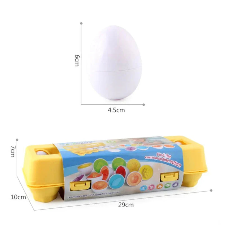 Colorful and Educational Egg Set - ColorMatch