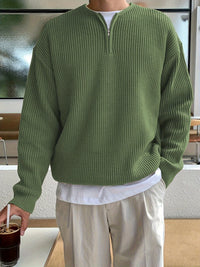 Loose Striped Knitted Sweater for Men - Ronan