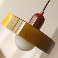 Colored Glass Pendant Lamp - BauLume