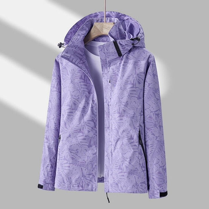 Women's Waterproof Windproof Hooded Lightweight Jacket 2