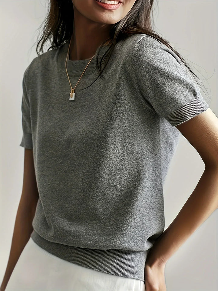 Women's Short Sleeve Sweater – Mila