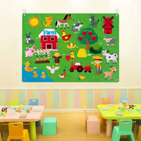 Toddler Felt Play Board - FeltAdventure
