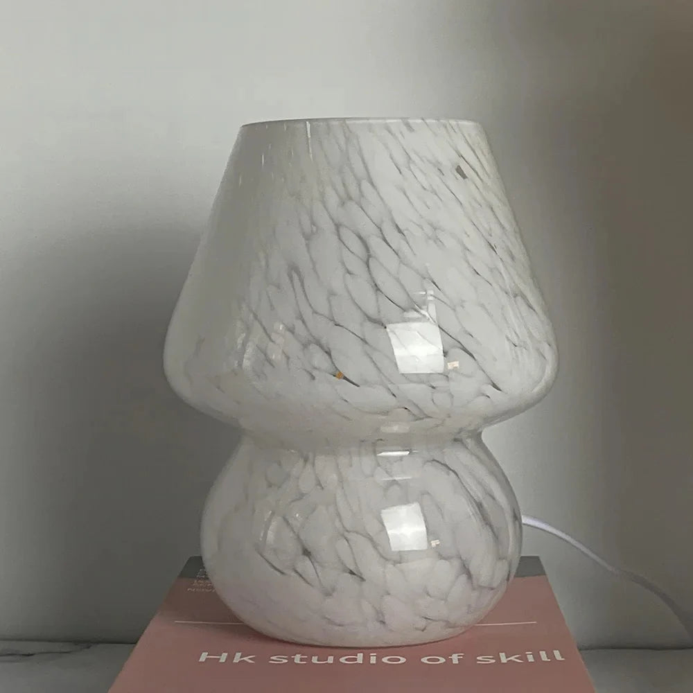 Aesthetic Glass Mushroom Lamp - LumiMush