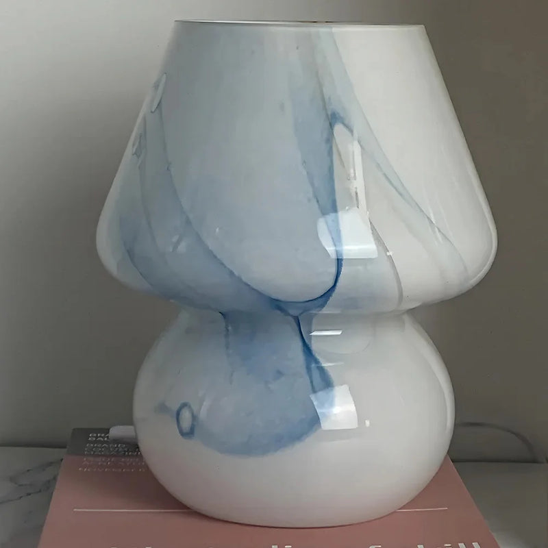 Aesthetic Glass Mushroom Lamp - LumiMush