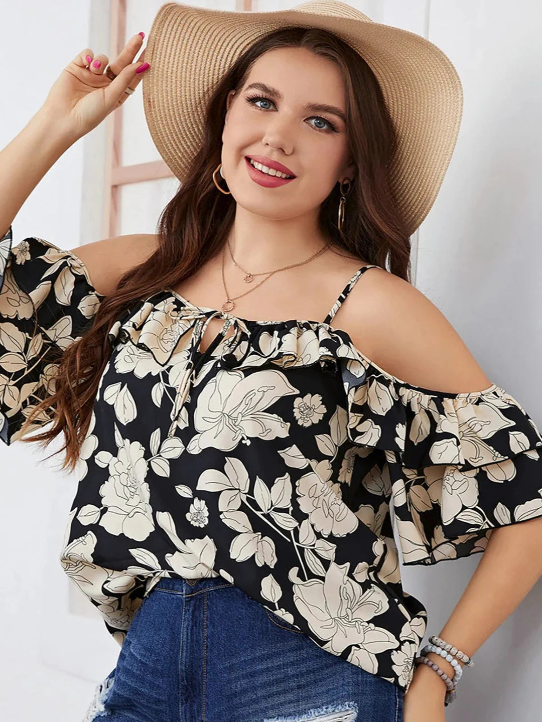 Sammy Jackson™ Karla Plus Size Blouse | Casual & Stijlvol