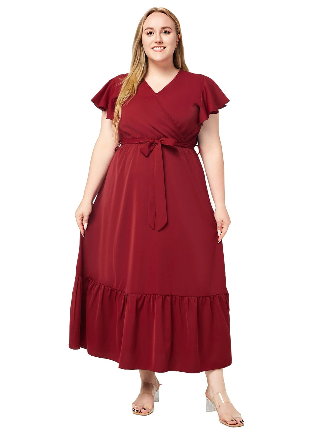 Sammy Jackson™ Ruby Plus Size Jurk | Stijlvol & Veelzijdig