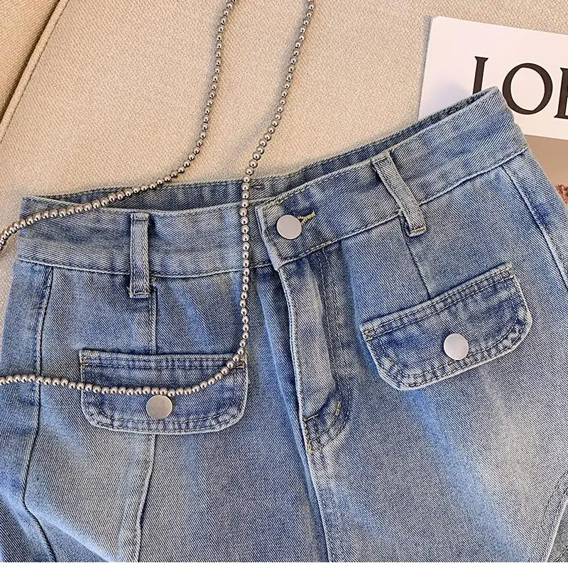 Sammy Jackson™ Sarah Plus Size Denim Short | Casual & Stijlvol