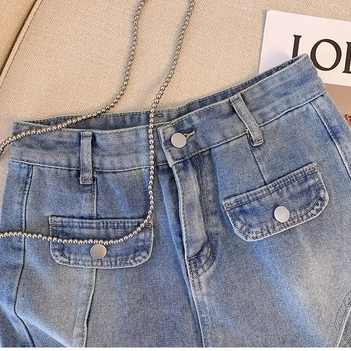Sammy Jackson™ Sarah Plus Size Denim Short | Casual & Stijlvol