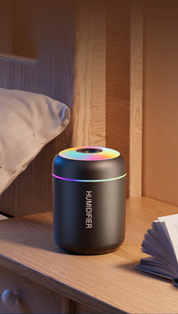 MINI NAWILŻACZ POWIETRZA Z AROMATERAPIĄ - ZASILANY PRZEZ USB - IDEALNY DO SAMOCHODU I SYPIALNI