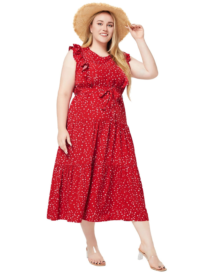 Sammy Jackson™ Danica Plus Size Jurk | Stijlvol & Luchtig
