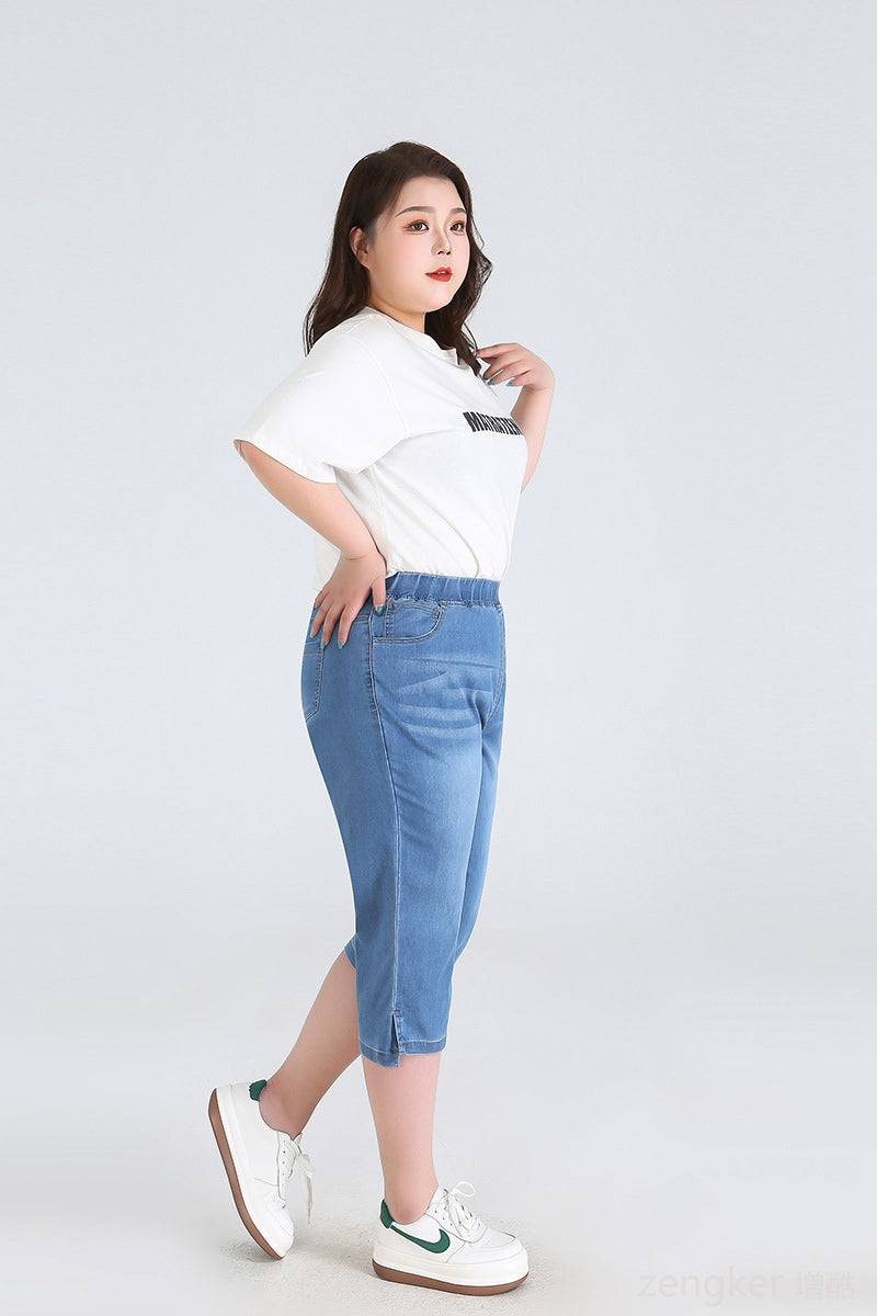Sammy Jackson™ Leah Plus Size Driekwartsbroek | Trendy & Veelzijdig