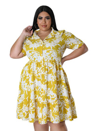 Sammy Jackson™ Franka Sukienka Plus Size | Stylowa i Radosna