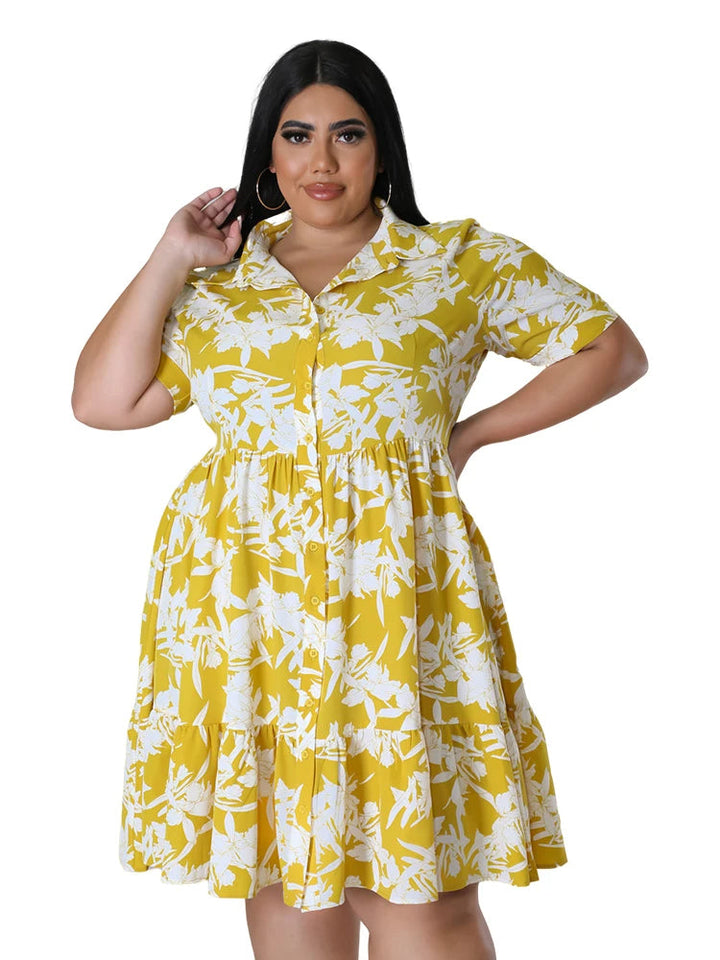 Sammy Jackson™ Franka Sukienka Plus Size | Stylowa i Radosna
