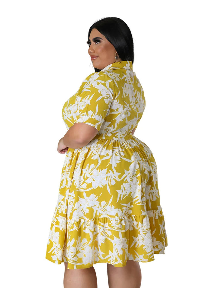 Sammy Jackson™ Franka Sukienka Plus Size | Stylowa i Radosna