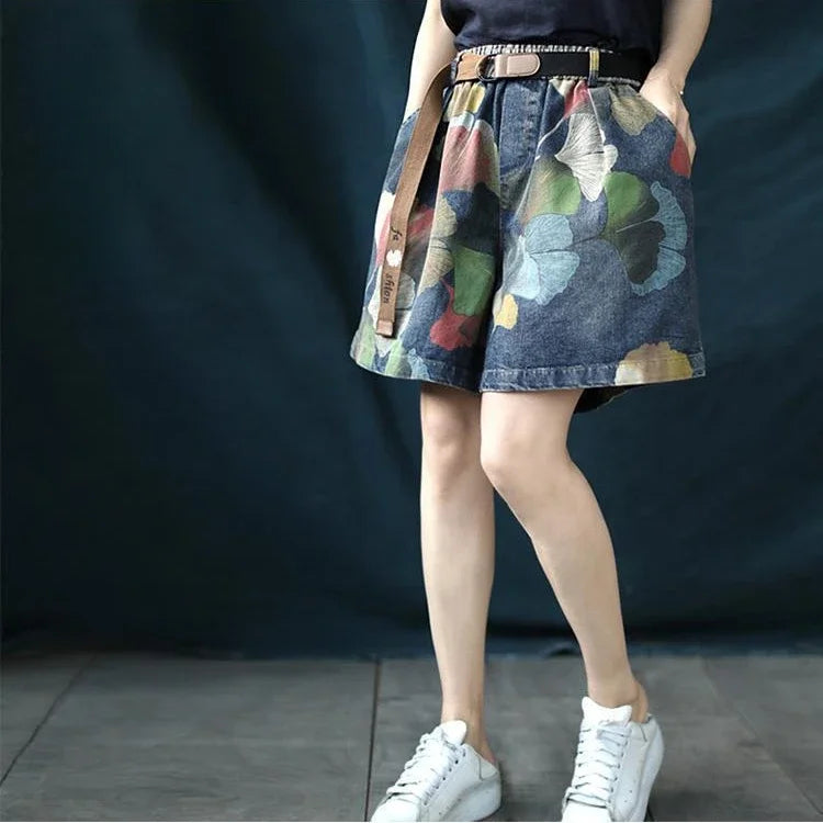 Sammy Jackson™ Zola Plus Size Denim Short | Uniek & Stijlvol