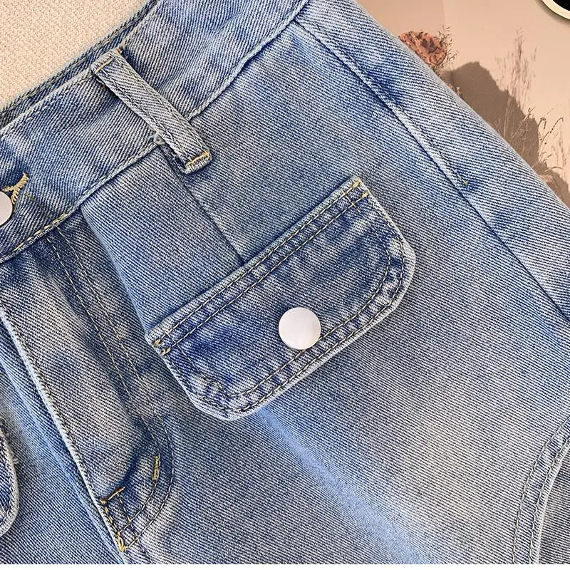 Sammy Jackson™ Sarah Plus Size Denim Short | Casual & Stijlvol
