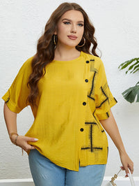 Sammy Jackson™ Dorien Koszulka Plus Size | Komfortowa i Codzienna
