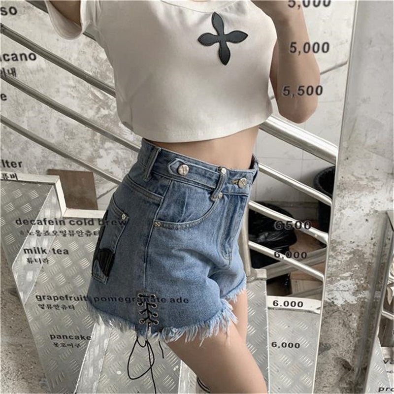 Sammy Jackson™ Wynona Plus Size Denim Short | Stoer & Stijlvol