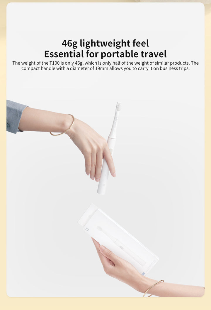 SONIC ELECTRIC TOOTHBRUSH - WATERPROOF AND USB RECHARGEABLE