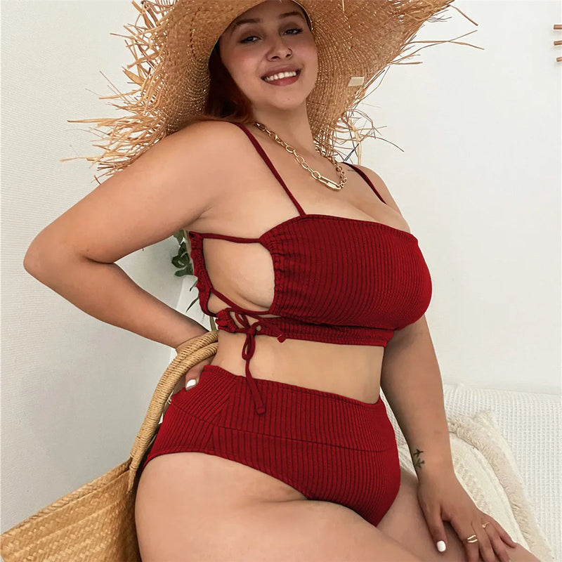 Sammy Jackson™ Zoey Plus Size Bikini | Comfortabel & Stijlvol