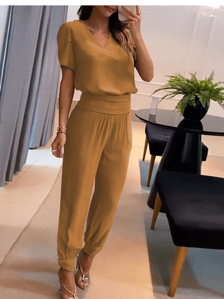 Dames Set met Blouse en Broek – Aurora