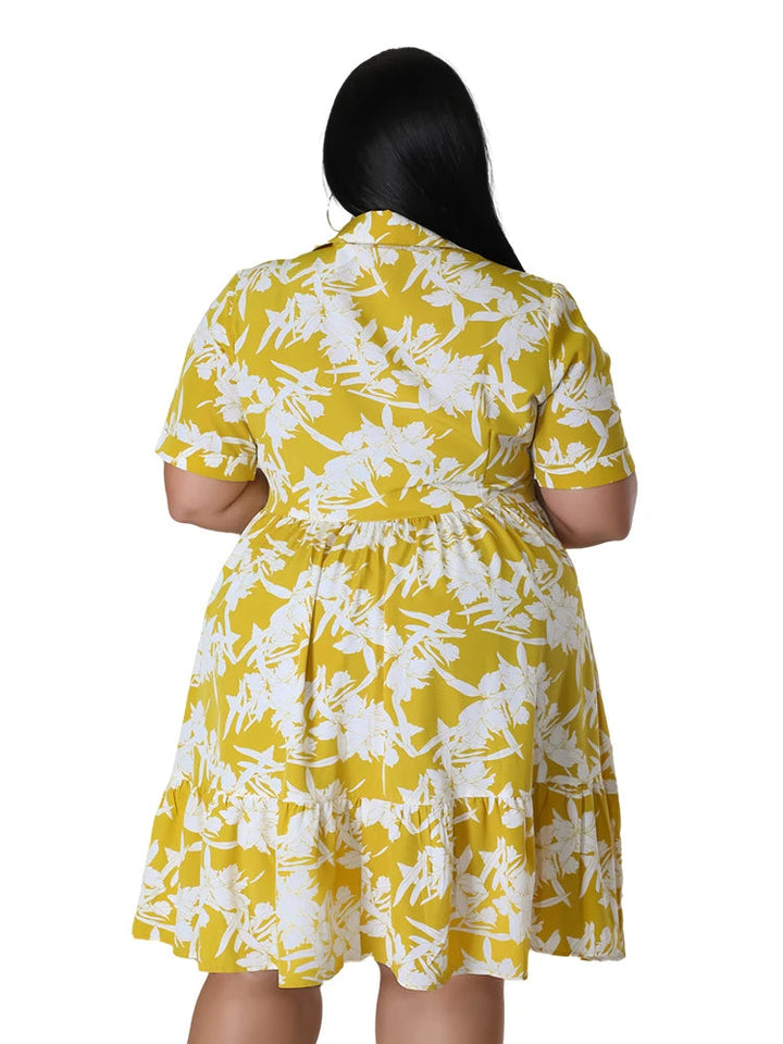 Sammy Jackson™ Franka Sukienka Plus Size | Stylowa i Radosna