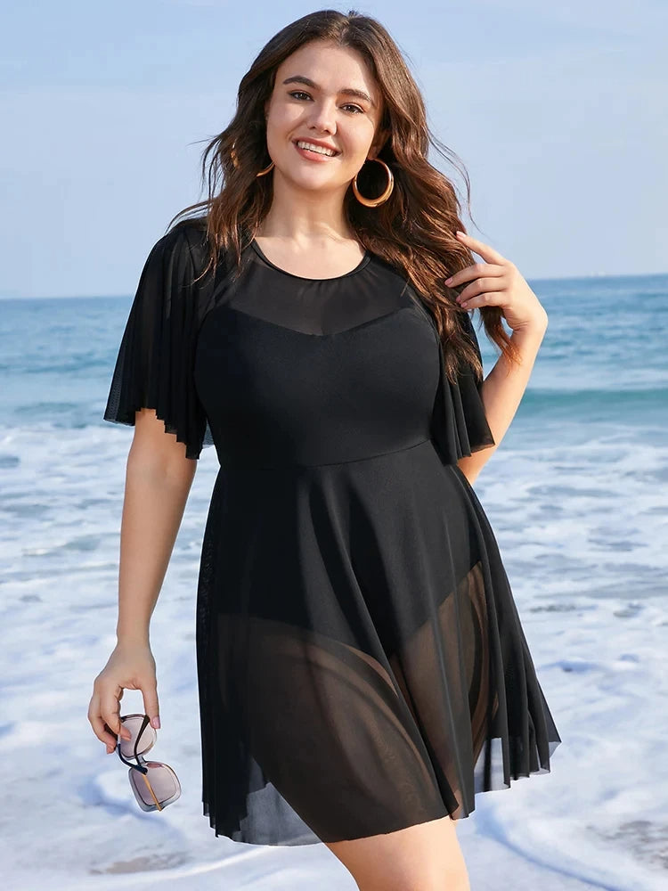 Sammy Jackson™ Alyssa Plus Size Zwermjurk | Stijlvol & Comfortabel