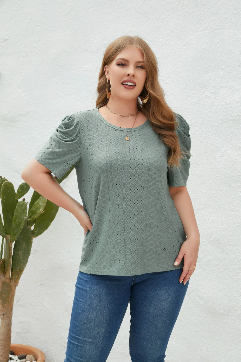 Sammy Jackson™ Helga Plus Size Blouse | Comfortabel & Stijlvol