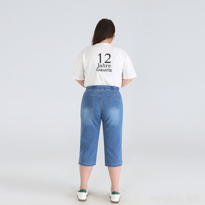 Sammy Jackson™ Leah Plus Size Driekwartsbroek | Trendy & Veelzijdig