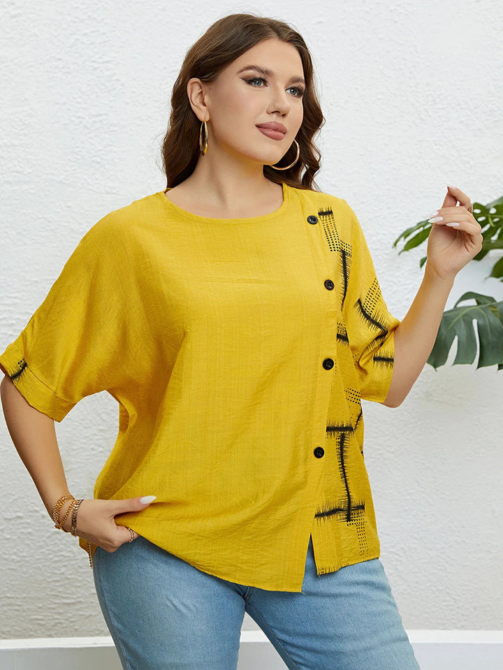 Sammy Jackson™ Dorien Koszulka Plus Size | Komfortowa i Codzienna
