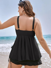 Sammy Jackson™ Romana Plus Size Tankini | Trendy & Corrigerend