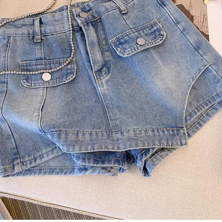 Sammy Jackson™ Sarah Plus Size Denim Short | Casual & Stijlvol