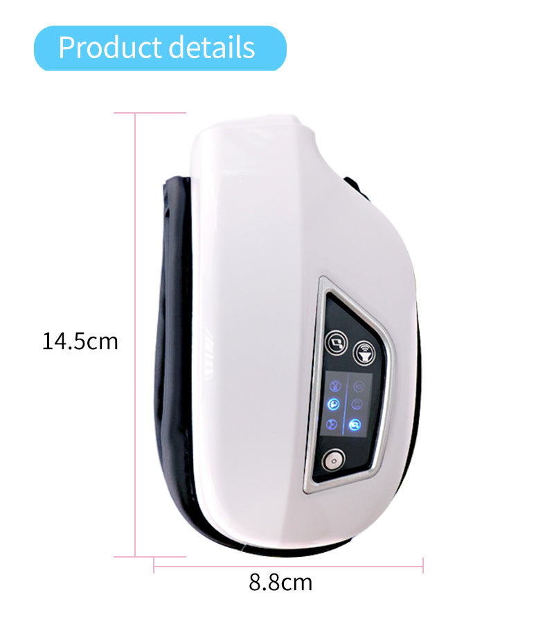 EYE MASSAGE DEVICE - AIR PRESSURE, VIBRATION & WARM COMPRESS WITH BLUETOOTH MUSIC