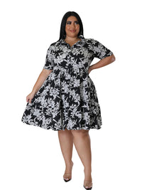 Sammy Jackson™ Franka Sukienka Plus Size | Stylowa i Radosna