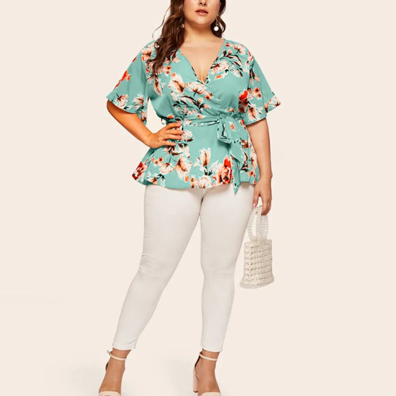 Sammy Jackson™ Rubia Plus Size Blouse | Trendy & Comfortabel