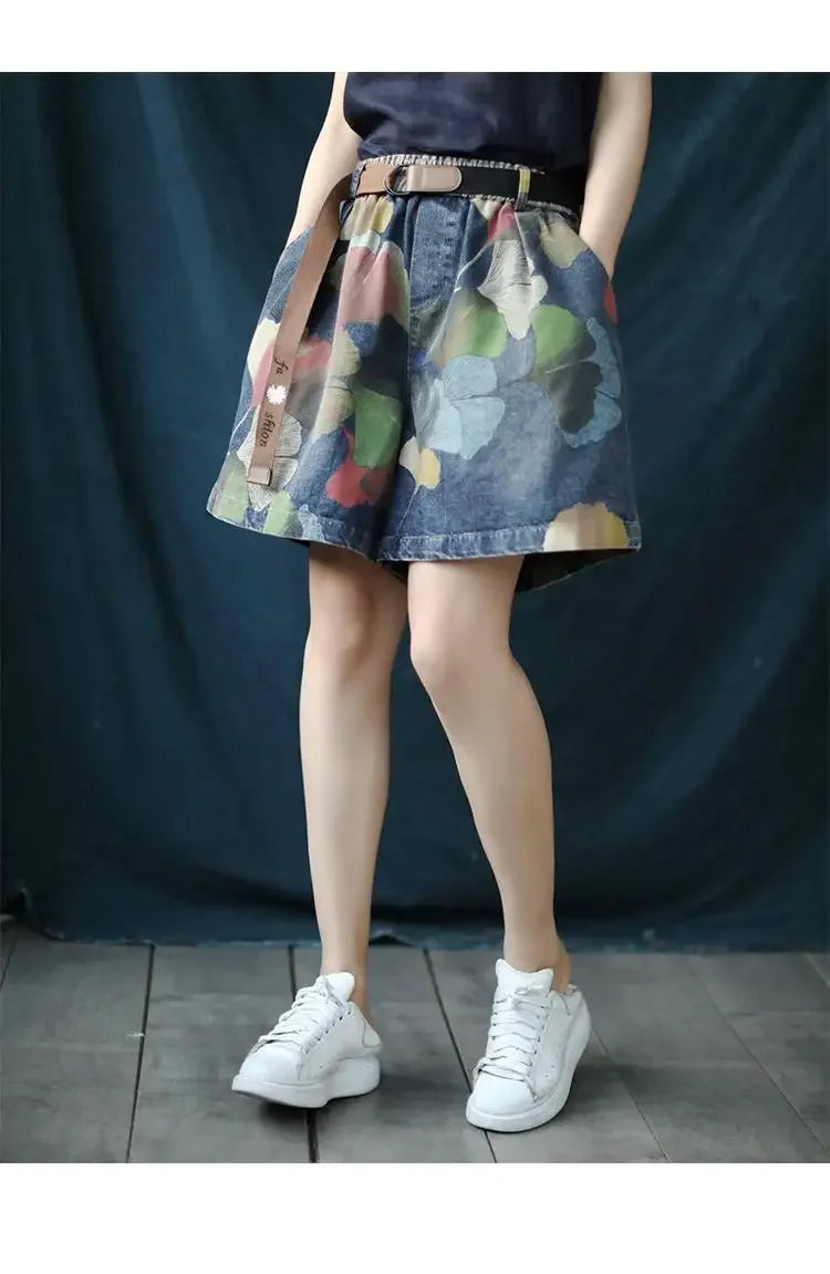 Sammy Jackson™ Zola Plus Size Denim Short | Uniek & Stijlvol