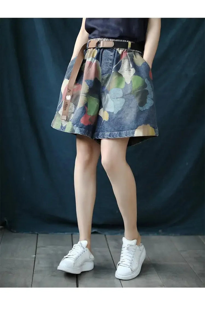Sammy Jackson™ Zola Plus Size Denim Short | Uniek & Stijlvol