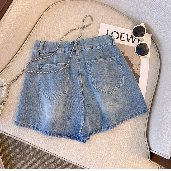Sammy Jackson™ Sarah Plus Size Denim Short | Casual & Stijlvol