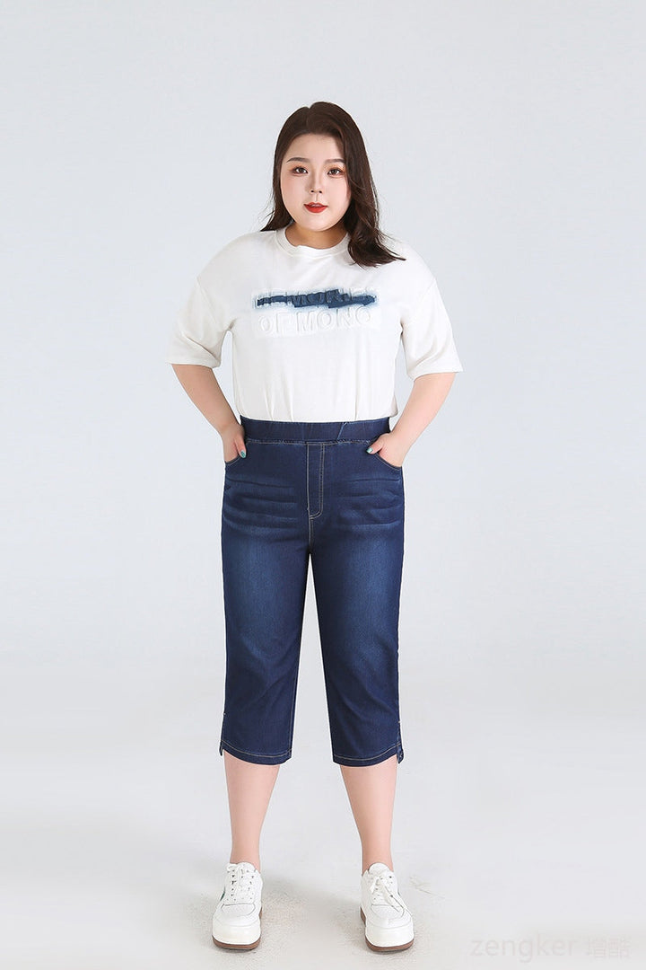 Sammy Jackson™ Leah Plus Size Driekwartsbroek | Trendy & Veelzijdig