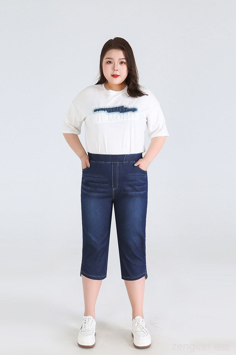 Sammy Jackson™ Leah Plus Size Driekwartsbroek | Trendy & Veelzijdig