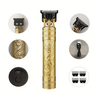 PROFESSIONELE OPLAADBARE TONDEUSE – VINTAGE STIJL VOOR PRECIES TRIMMEN