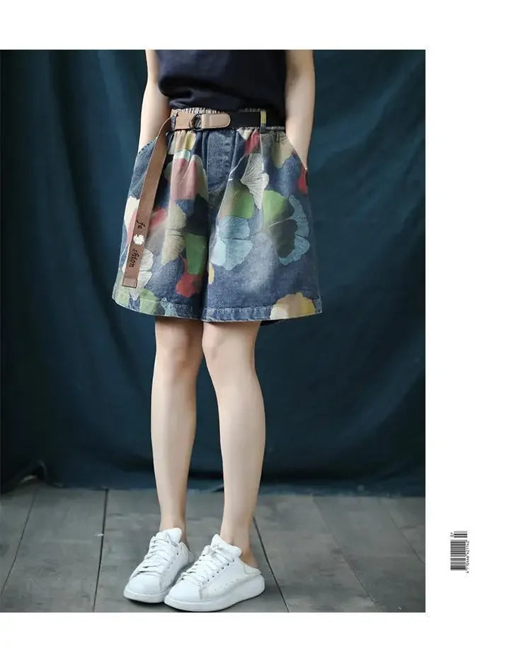 Sammy Jackson™ Zola Plus Size Denim Short | Uniek & Stijlvol