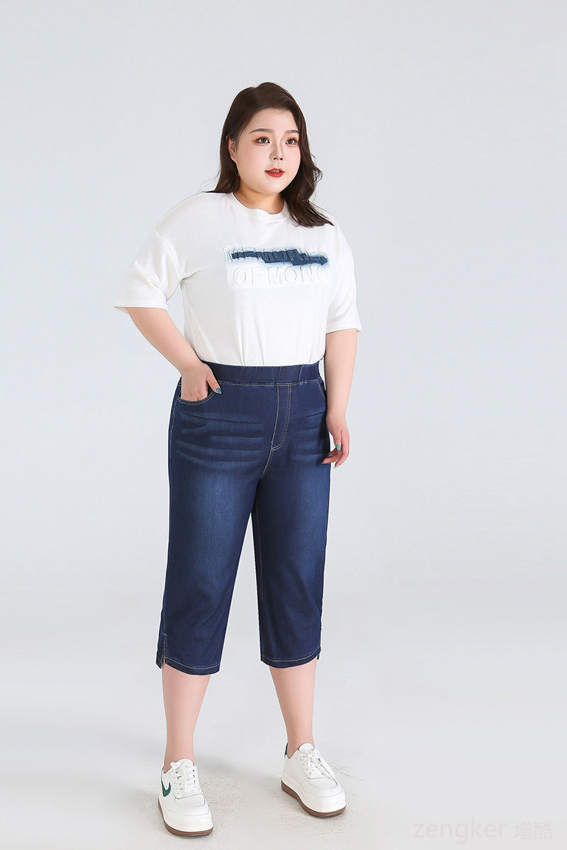 Sammy Jackson™ Leah Plus Size Driekwartsbroek | Trendy & Veelzijdig