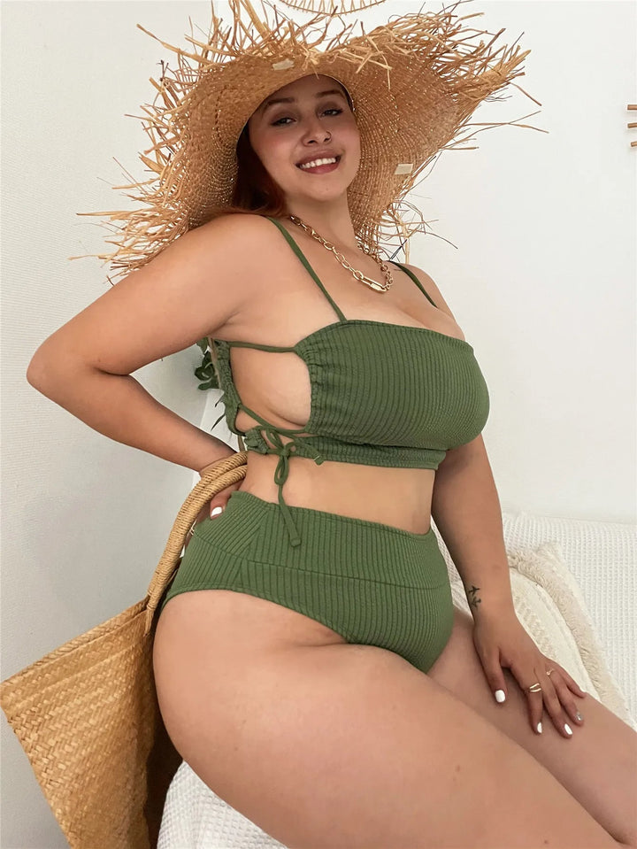 Sammy Jackson™ Zoey Plus Size Bikini | Comfortabel & Stijlvol