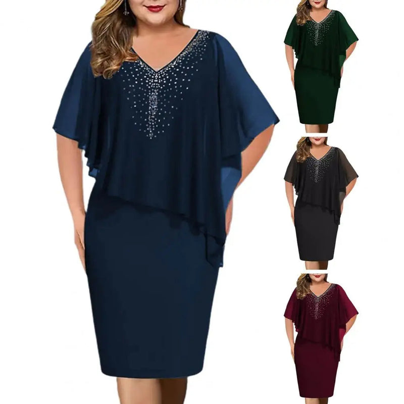 Sammy Jackson™ Janice Plus Size Jurk | Stijlvol & Comfortabel